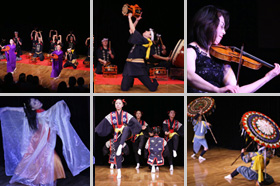 日本民族舞踊団のミニ公演