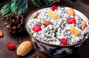 ウクライナの伝統的なクリスマスのデザート お米でつくるクチャ